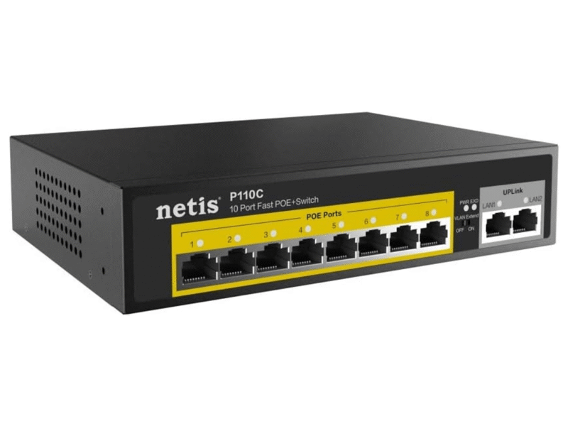 Switch 8 Puertos POE NETIS P110C