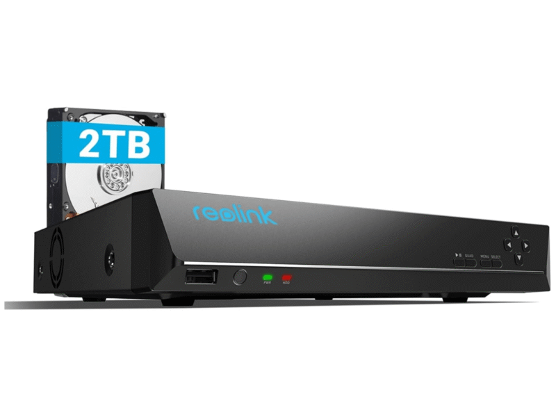 Reolink 4k Poe Nvr 8 Canales 2tb Hdd Preinstalado
