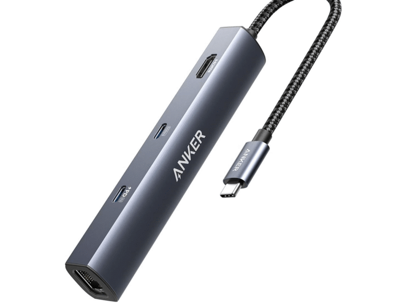 Adaptador Anker Usb C Hub 6 En 1