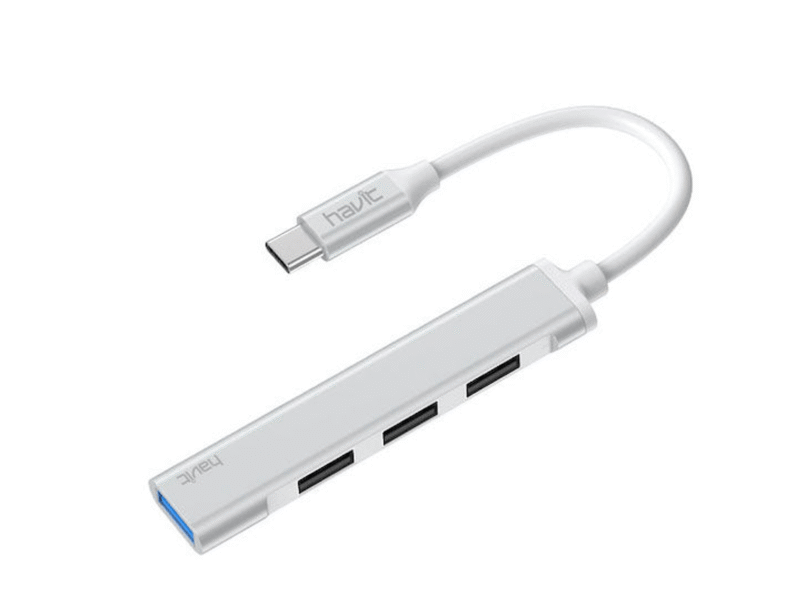 Hub Havit (HB41) Tipo C a 4 Puertos Usb