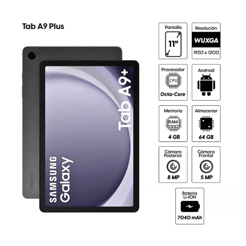 Samsung – Tableta Samsung Galaxy Tab A9 Plus