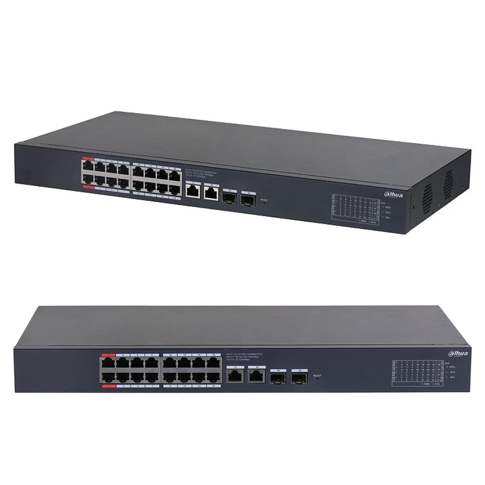 Dahua DH CS4220 16GT 240 16 Puertos PoE Gigabit