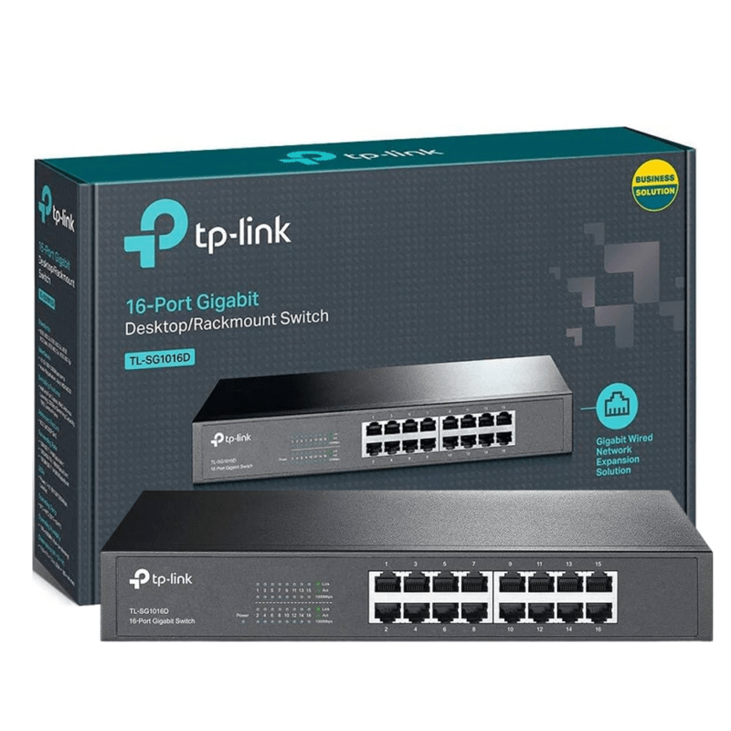 SWITCH TP Link 16 PUERTOS TL SG1016D