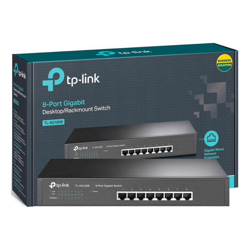 SWITCH TP Link 8 PUERTOS TL SG1008 IMG 1