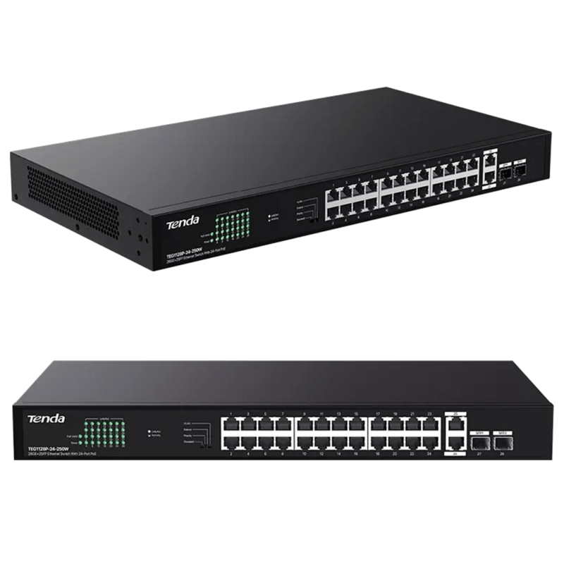Switch Tenda 24 Puertos Teg1128p 24