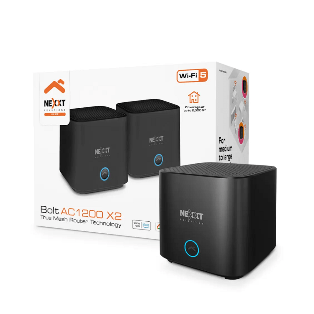 Router Nexxt Bolt AC1200 Home de 2 Nodos