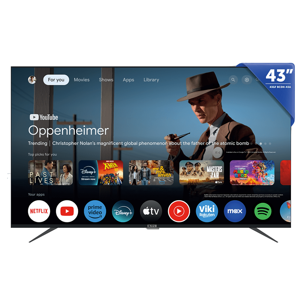 Smart Tv Full HD KTC de 43″ KTC43SMGT