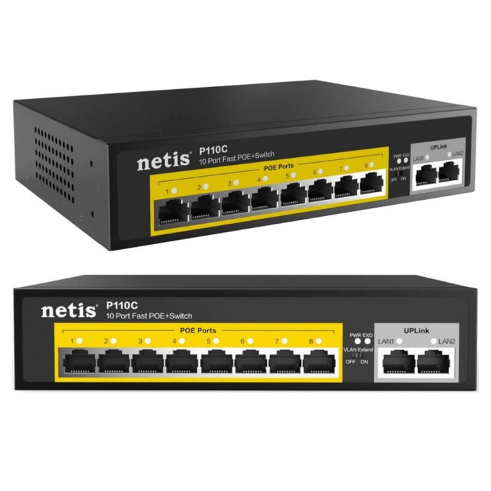 Switch NETIS P110C 8 Puertos PoE