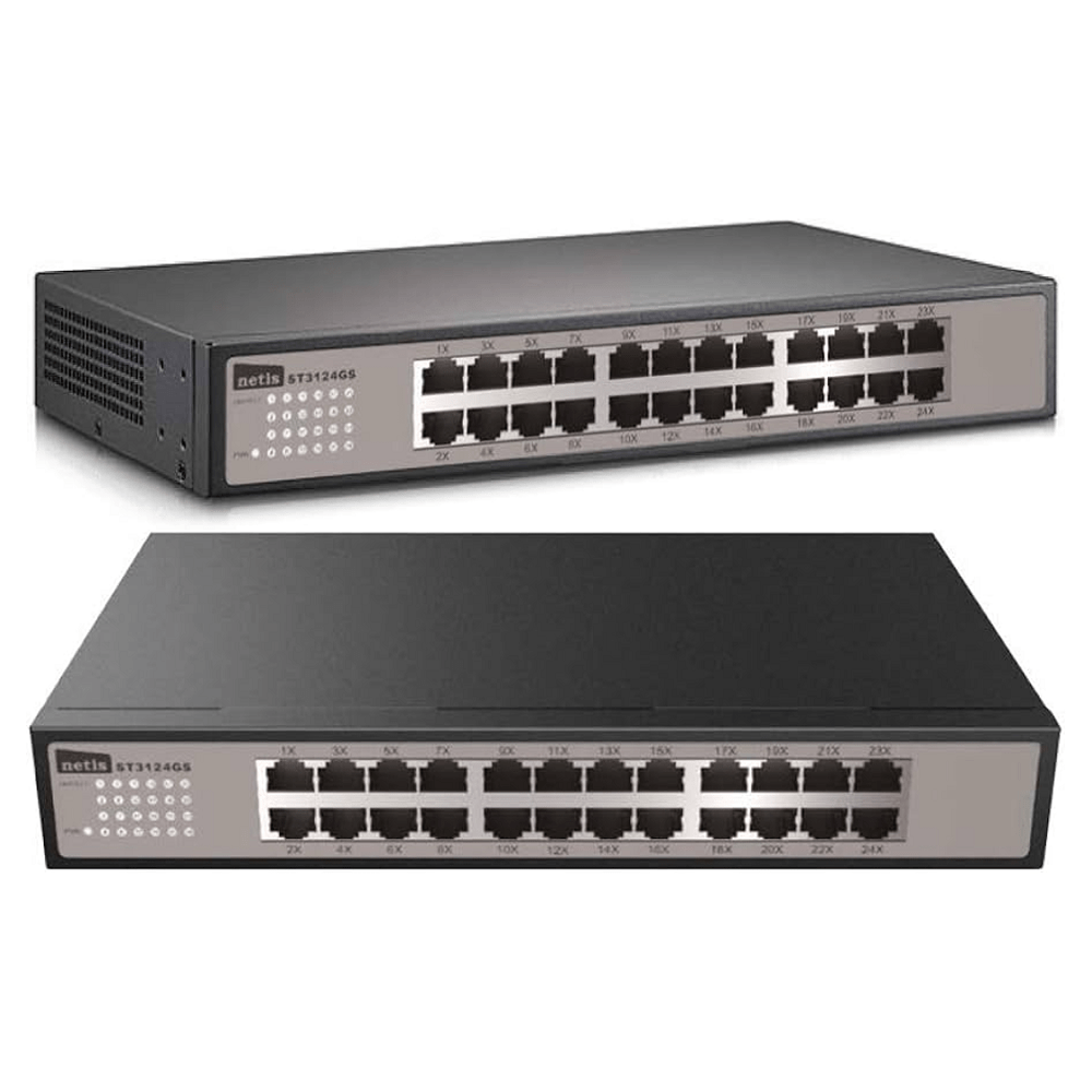 Switch NETIS ST3124GS 24 Puertos Gigabit