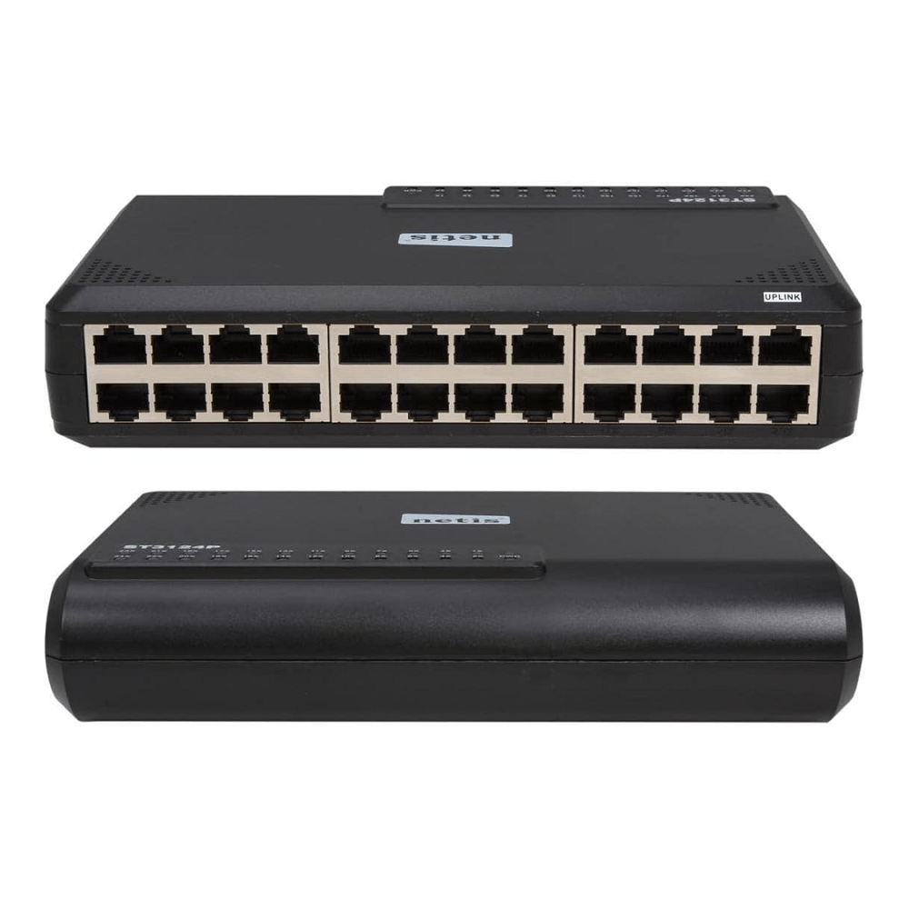 Switch de Red NETIS ST3124P 24 Puertos