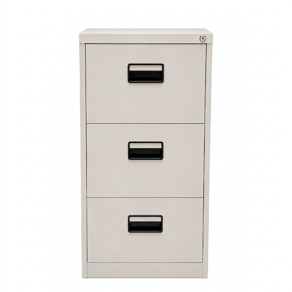 Archivo Metálico de 3 Gavetas Gris TP02A3