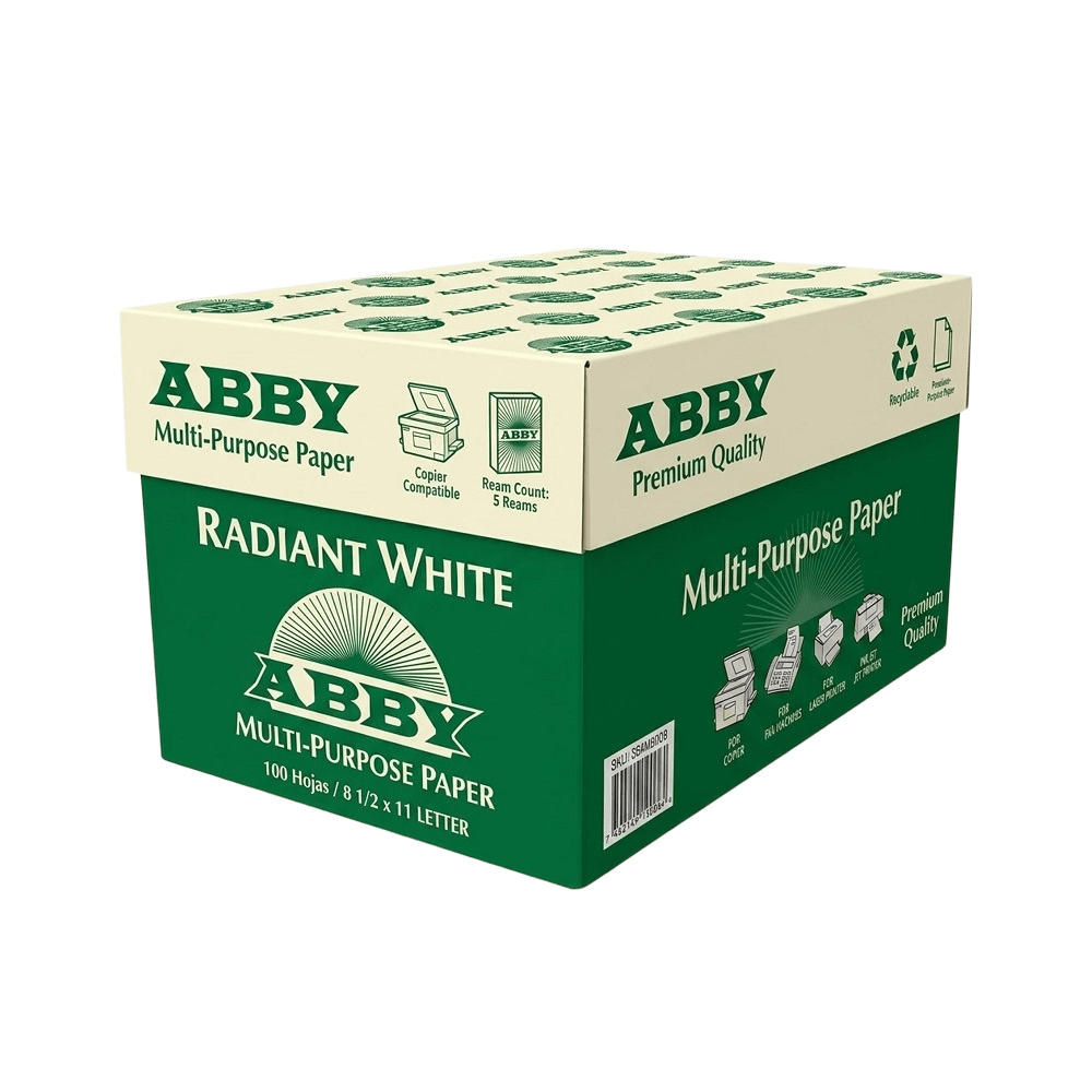 Caja Resma de Papel Abby Premium 10 Resmas