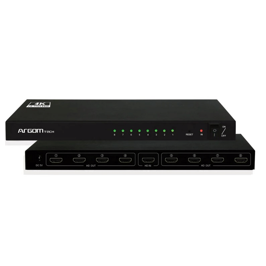 Argom Splitter HDMI de 8 Puertos ARG AV 5118